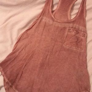 Distressed tank top